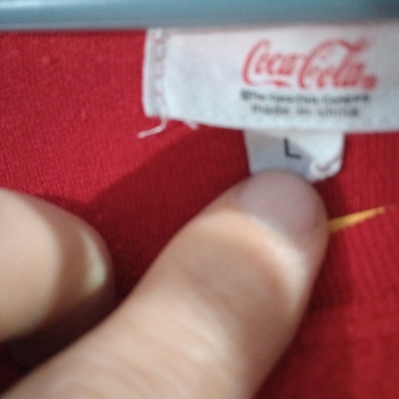 VTG Coca Cola Santa Red & White Fleece Sweater Holiday Christmas Festive Retro L - Picture 3 of 9